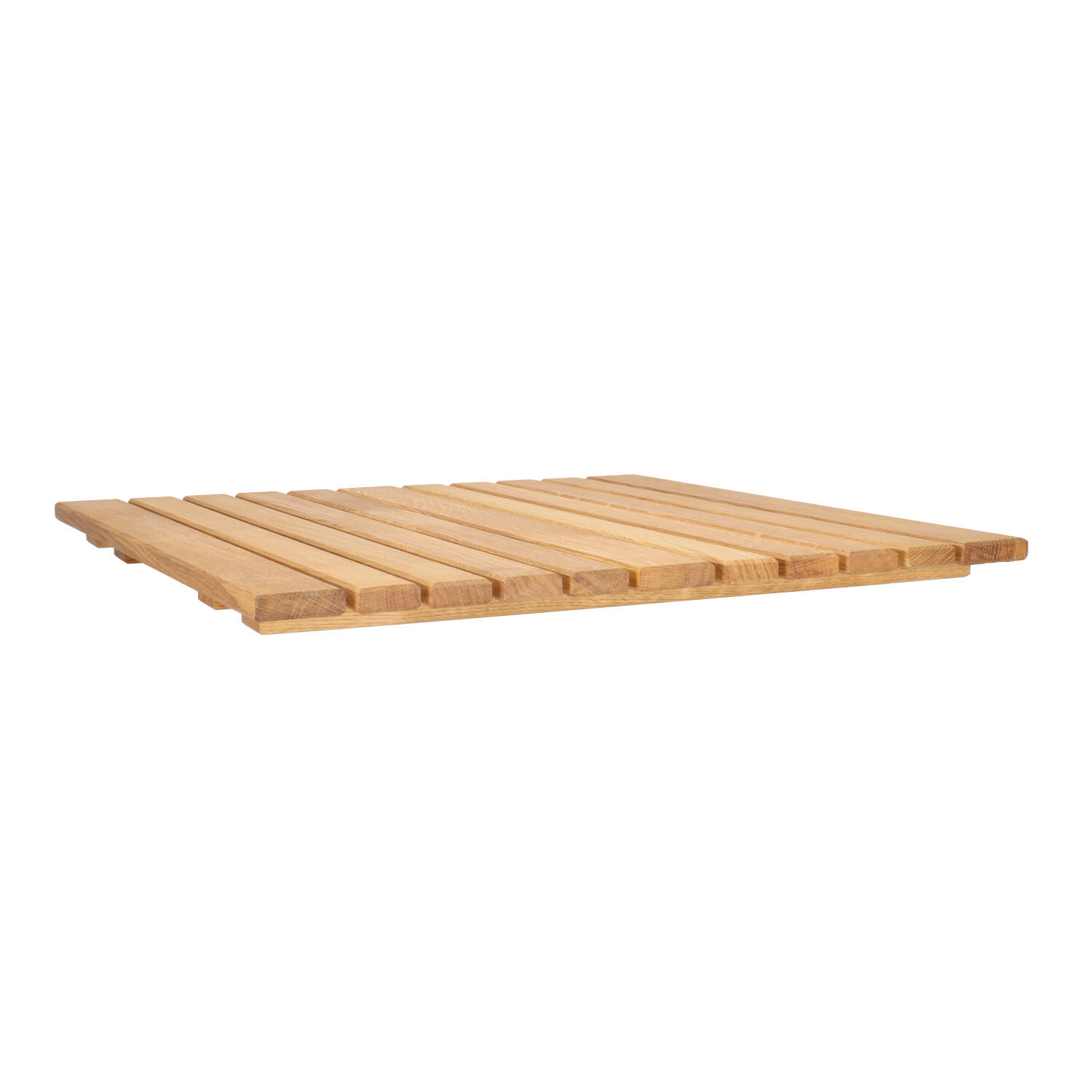 KCS OAK 70x70 Brown classic Solid Wood Outdoor Tabletop
